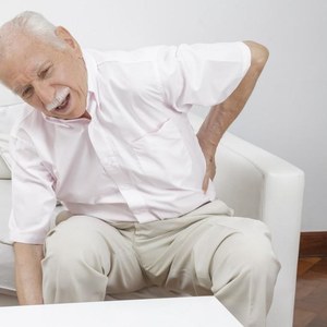 an aching lower back